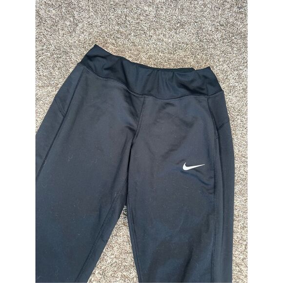 Nike Dri-Fit Thermal Fleece Jogger Sweatpants Black Women’s Size Small - Picture 11 of 11